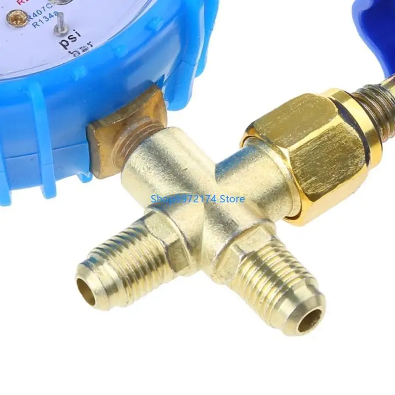 Y3NB 220PSI 500PSI Air Conditioning Refrigerant Recharge Pressure Gauge Manometer