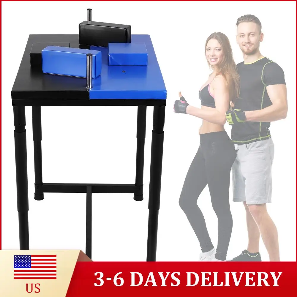 

Стандартный стол для армрестлинга с подушками для локтей и предплечий, стальной каркас для спортзалов и спортивных залов