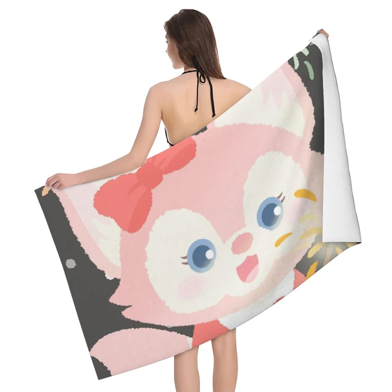 Home bath towels for the body towels Anime style bathroom quick drying microfiber beach towel man and women large sports towel