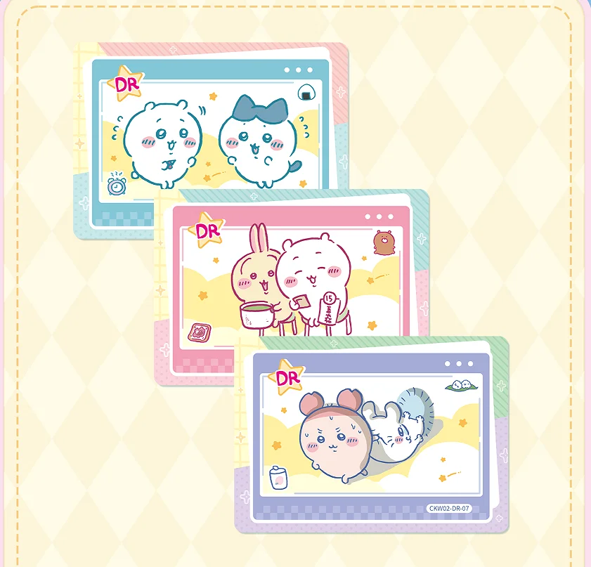KABAO Original Chiikawa Sammelkarte Quadratisch Kawaii Charakter Hochwertige Anime-Spielzeugkarte Cartoon Dekorative Niedliche Sammelgeschenk – Detail 19