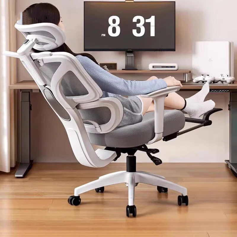 Office Chair Ergonomic Design Armchair Recliner Chair Sedentary Comfort Breathable Mesh Staff Chair Game Athletics Chair