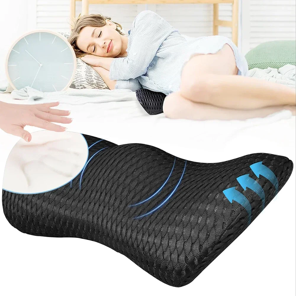 

Lumbar Support Pillow for Office Chair, Car Lumbar Pillow Lower Back Pain Relief, Memory Foam Back Cushion for Car, Bed, Gaming