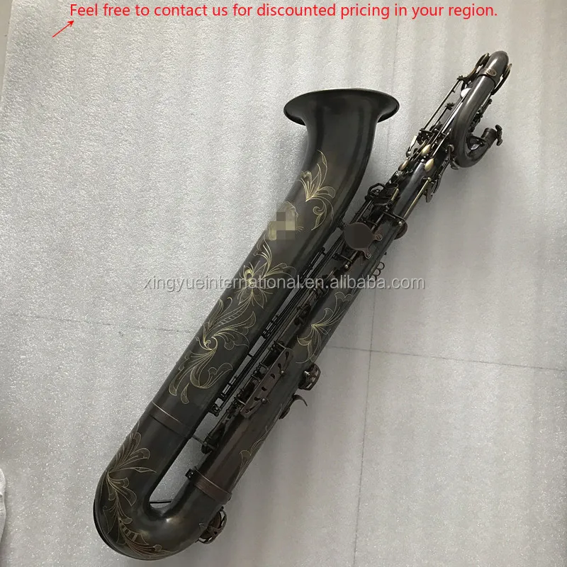 

H80 Brass Material Beautiful Engraving Vintage Saxophone Baritone