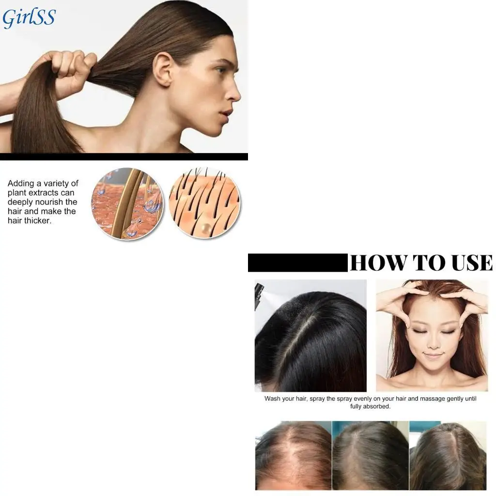 

30 мл более плотный, более здоровый спрей для волос Batana Oil спрей для восстановления поврежденных волос спрей для ухода