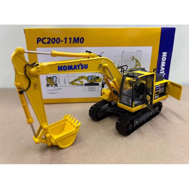 1:50 Komatsu PC200-11M0 Excavator Diecast Model Toy