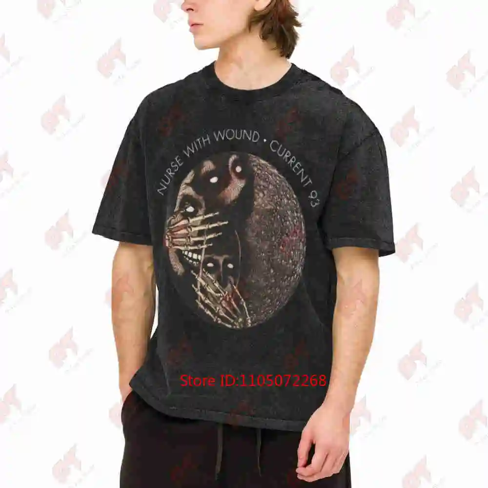 Nurse With Wound Current 93 Vintage Washed Tee Pure Cotton T-Shirt
