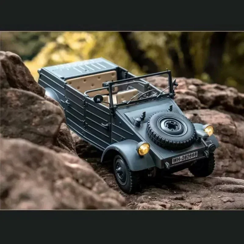 1:12 Type82 Bucket Car 4ch simulazione telecomando elettrico modello di auto a quattro ruote motrici giocattolo a velocità variabile Rc Climbing Car