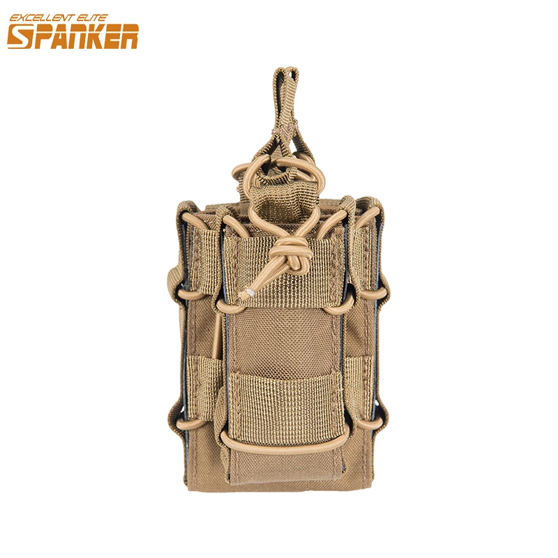 EXCELLENT ELITE SPANKER Tactical M4+ Pistol Magazine Pouch Double Magazine Molle Belt Dual Mag for M4 M14 M16 G36 AR15