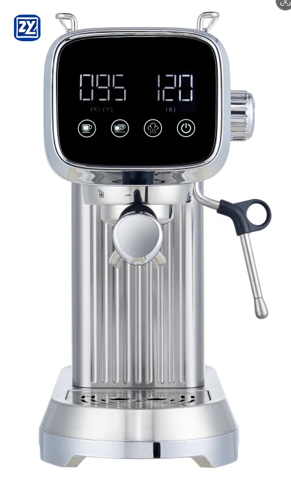 Espresso Machines With LED Touch Screen 20 Bar Coffee Compact Cappuccino Latte For Home