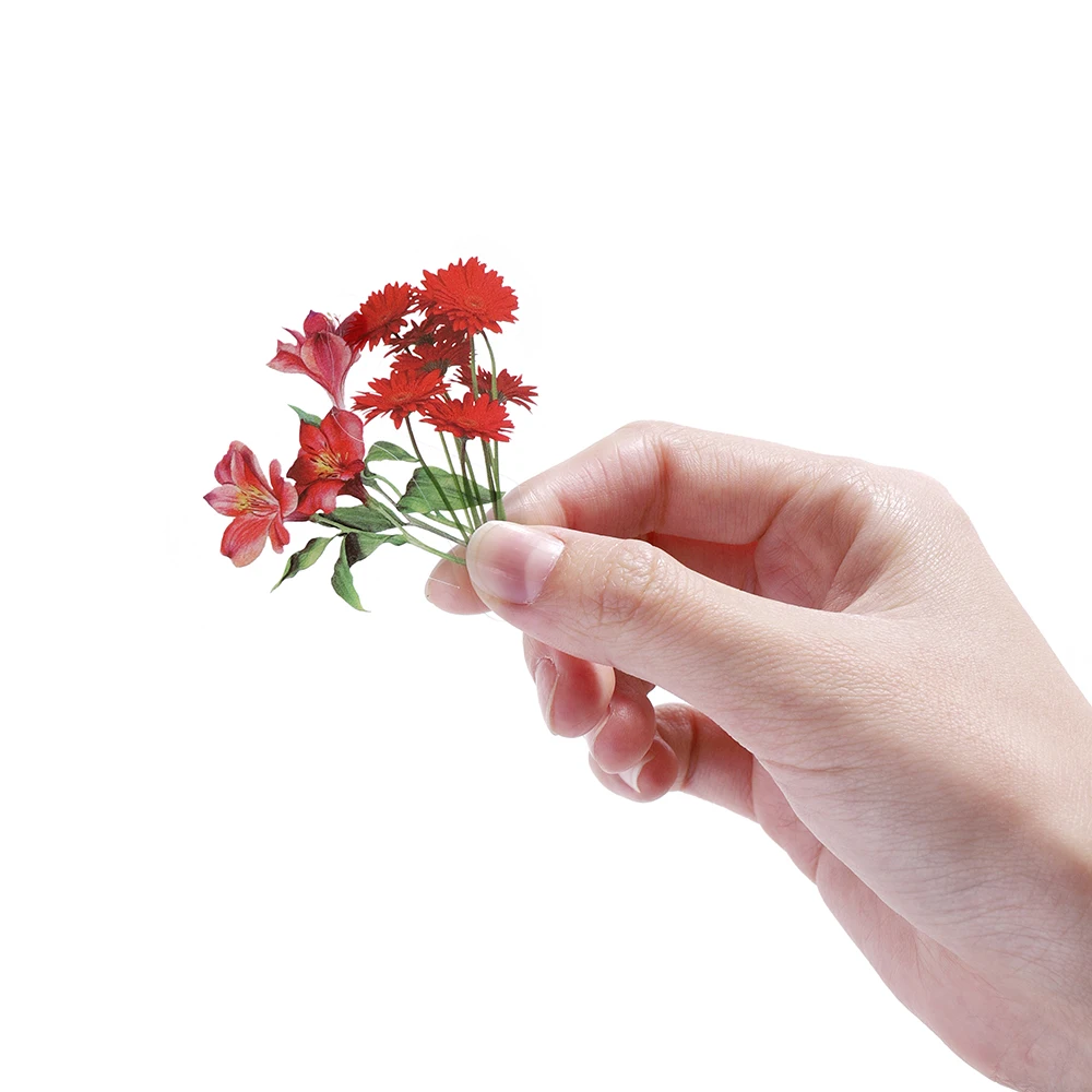40Pcs/Bag Plant Nature Flower Decorative PVC Sticker For Epoxy Resin Crafts Fillers Material DIY Epoxy Resin Molds Book Decor