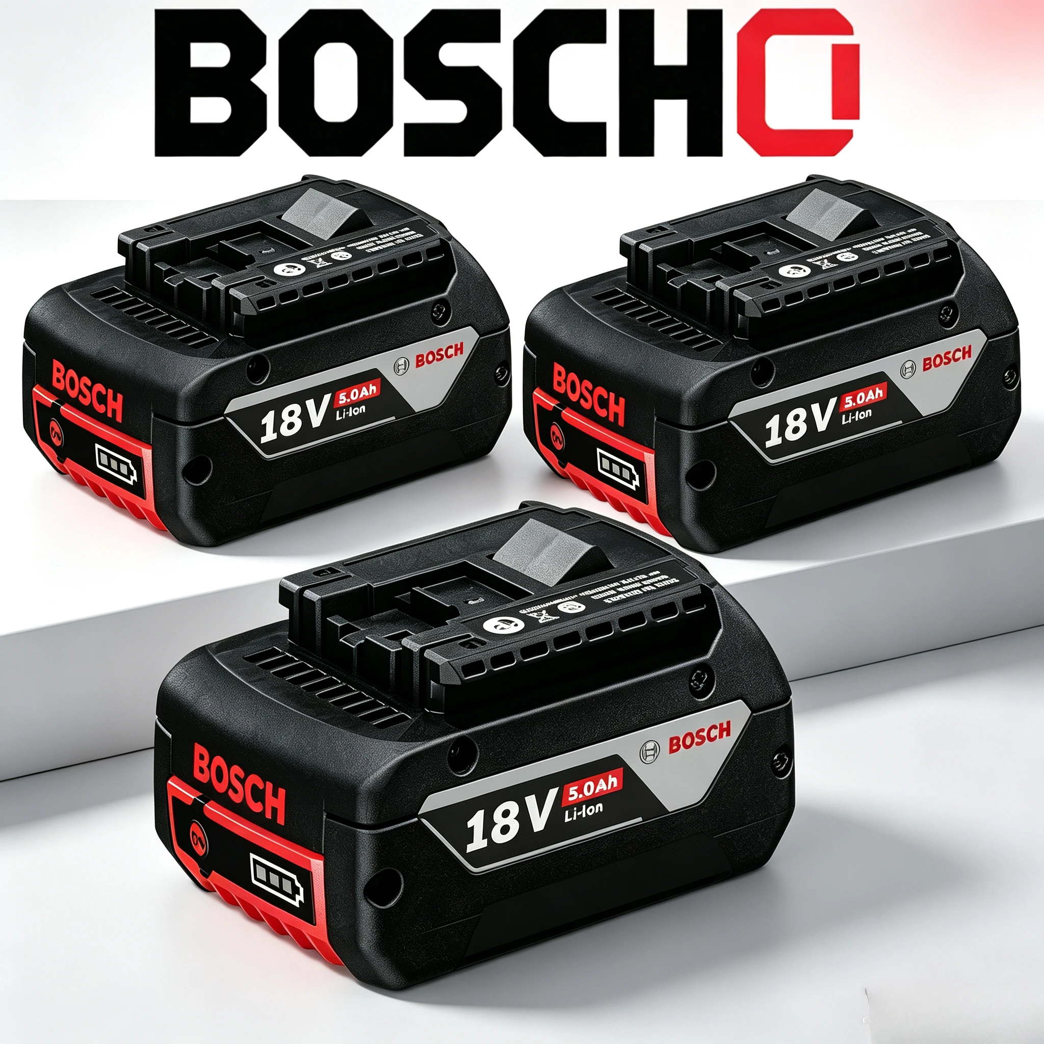 Original Genuine Bosch 18V Power Tool Battery, 18V 5.0Ah/6.0Ah,Draadloze AMPShare Professional System, BAT609 BAT620 BAT622 Cell
