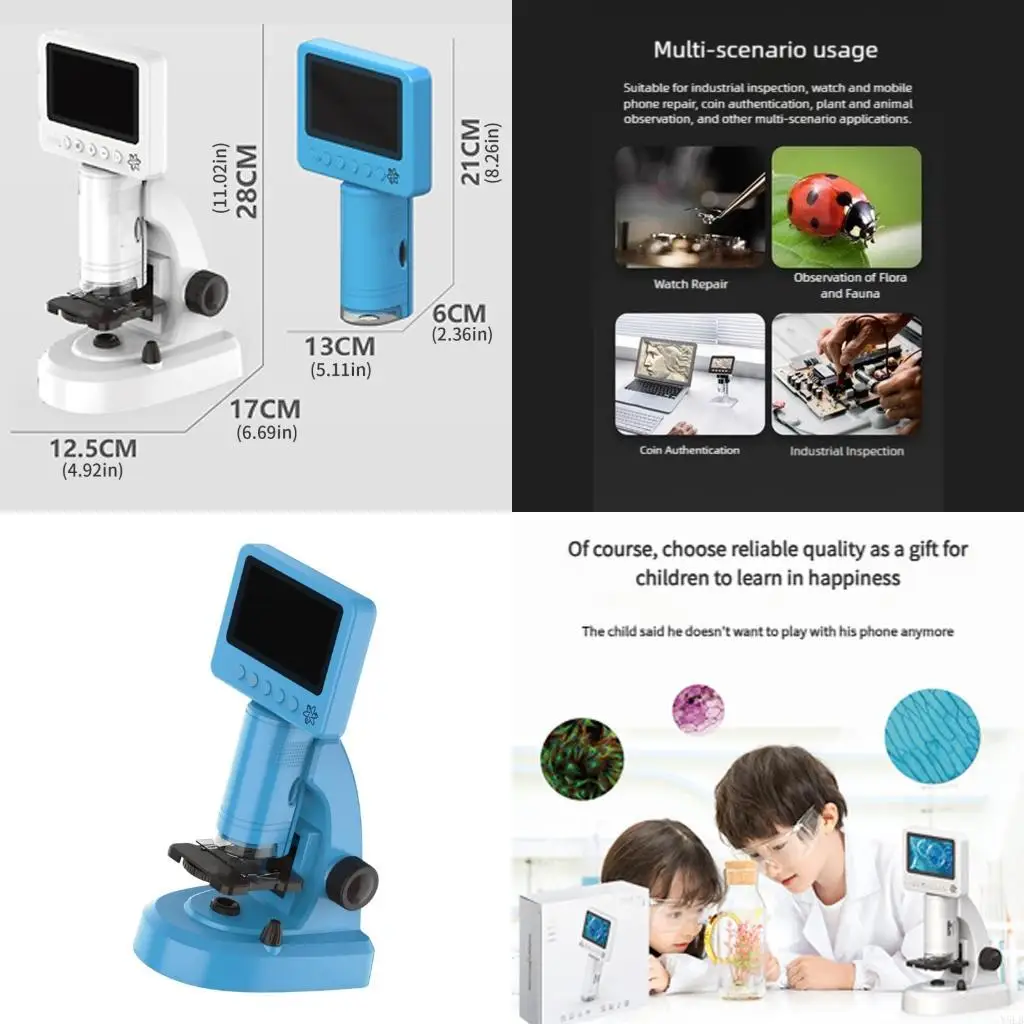 

Y5LB Precise Digital Microscope For Explorers Portable ABS Design With Magnified Observation Capability