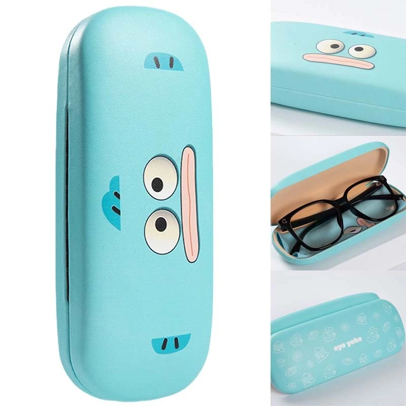 

Sanrio Hangyodon твердый футляр для очков для мужчин и женщин, пластиковый портативный антиэкструзионный футляр для хранения солнцезащитных очков, подарки