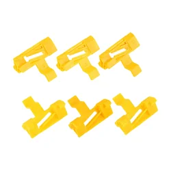 6Pcs 30678009 Plastic Car Windshield Moulding Side Trim Clips for Volvo S60 XC70 V70 2000-09 Auto Glass Decorative Mounting Clip