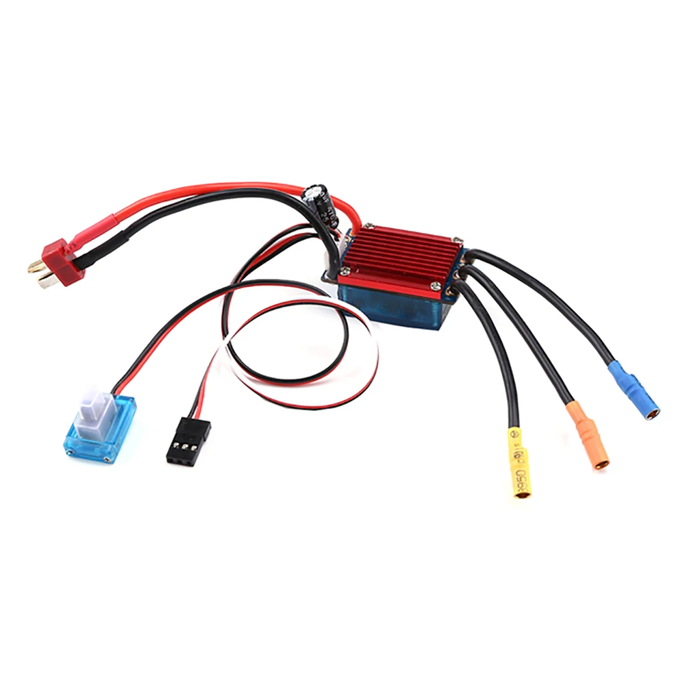 Rc 25A / 35A ESC Brushless ESC 2S Waterproof Dustproof Electronical Speed Controller with programm card for 1/16 1/18 RC Car