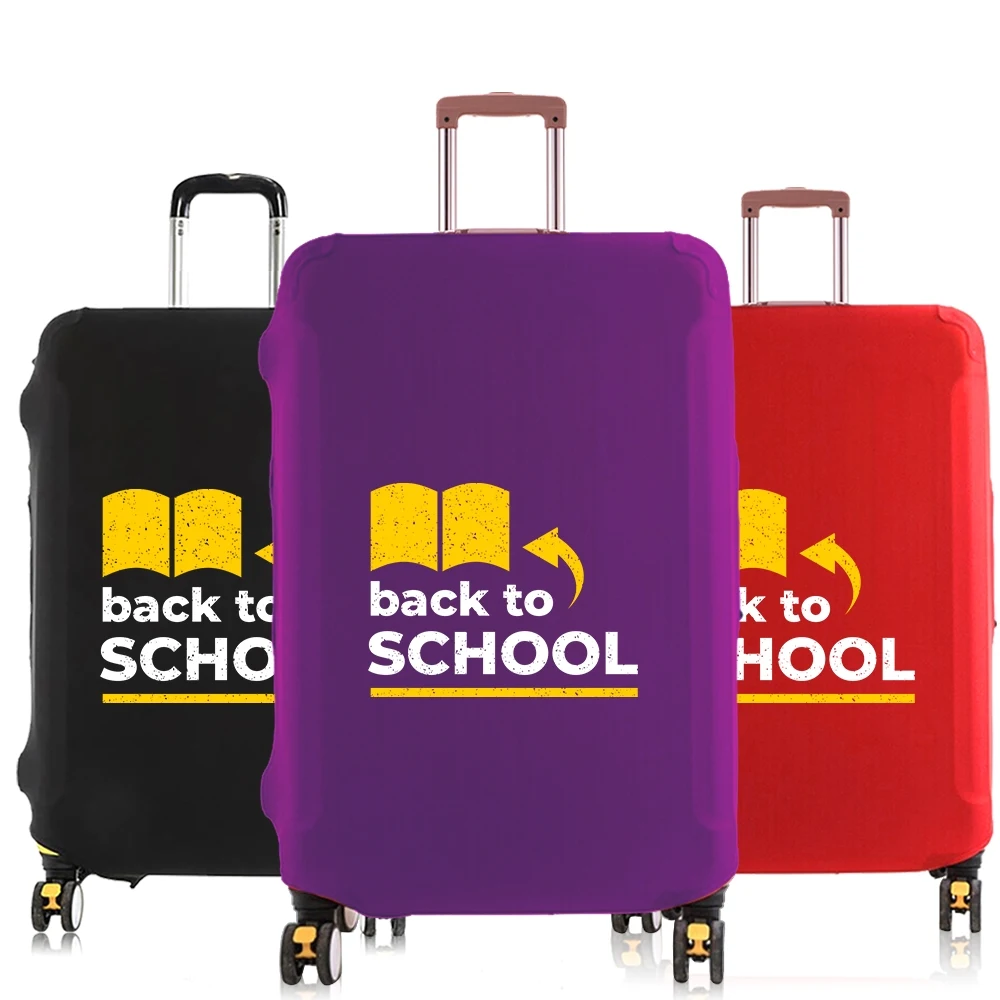 

Luggage Cover Suitcase Protector "Back To School" Phrase Thicker Elastic Dust cover 18-30 Inch Trolley Case Travel Accessories