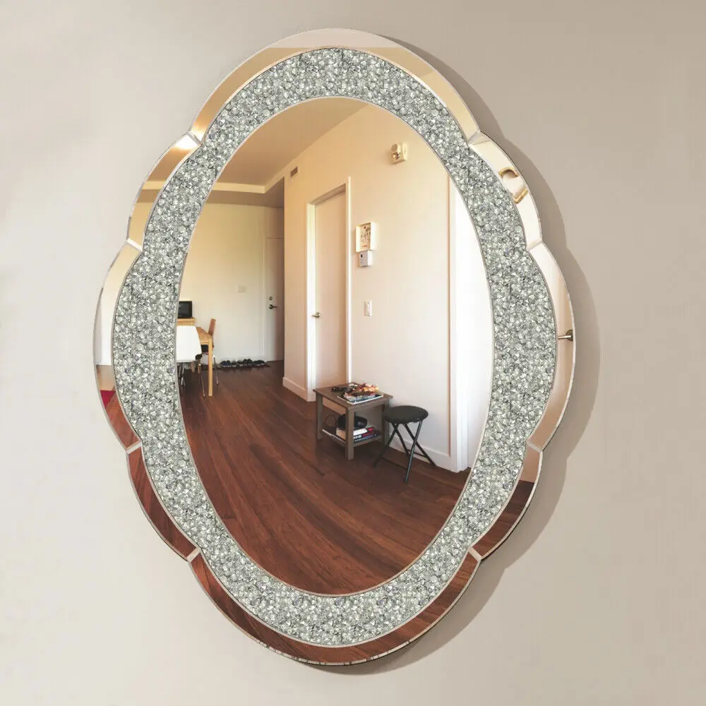 Crystal Diamond Arch Wall Mirror 60×80 cm product image