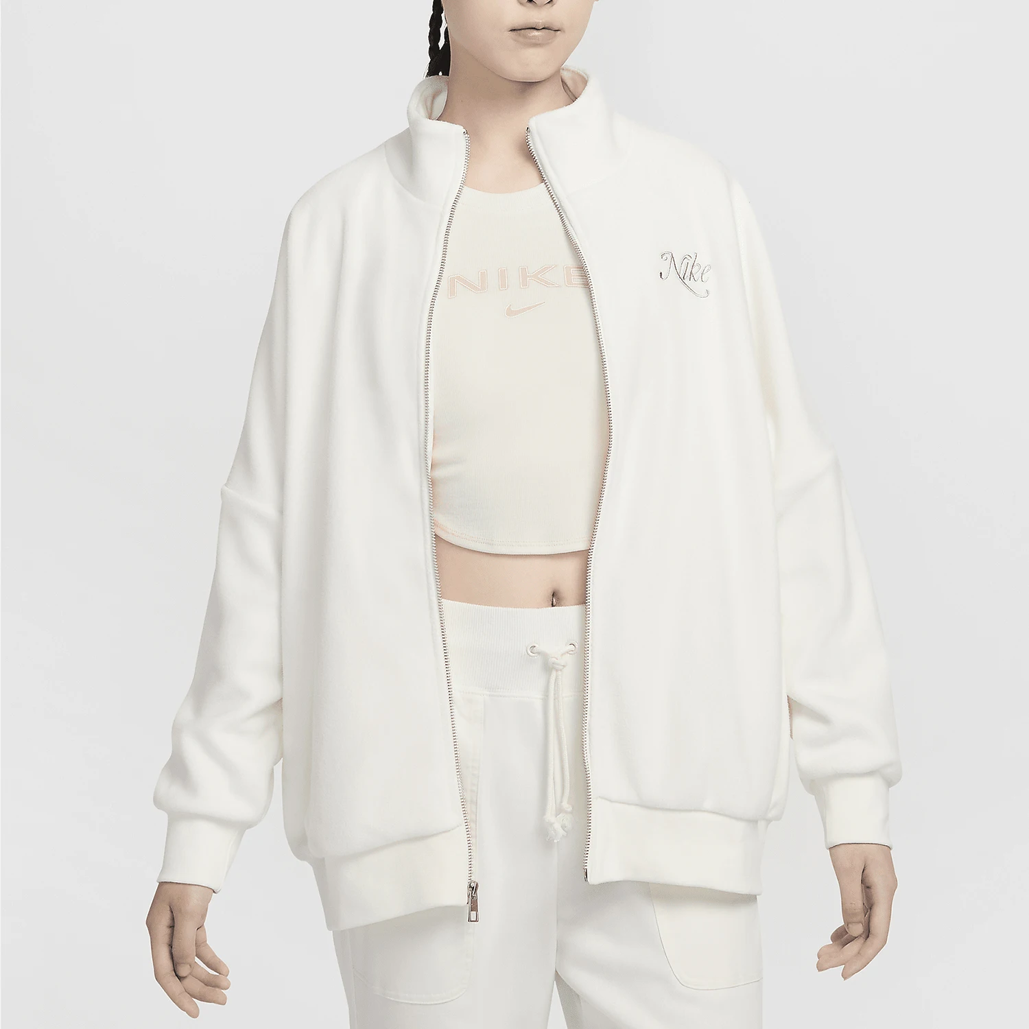 

Nike Genuine Sportswear Women's Simple Warm Embroidered Jacket HQ7977-133