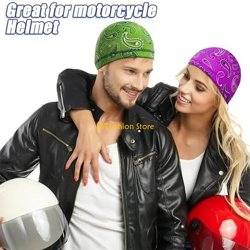 Y5GC Multi Purpose Cooling Headwear Elastic Helmet Liner Caps for Active Lifestyles