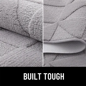 Olanly 실내 미끄럼 방지 문짝 매트, 흡수성 먼지 방지, 입구 세척 가능 러그, 로우 프로파일 내부, 입구 도어매트, 발 매트, 80x120 