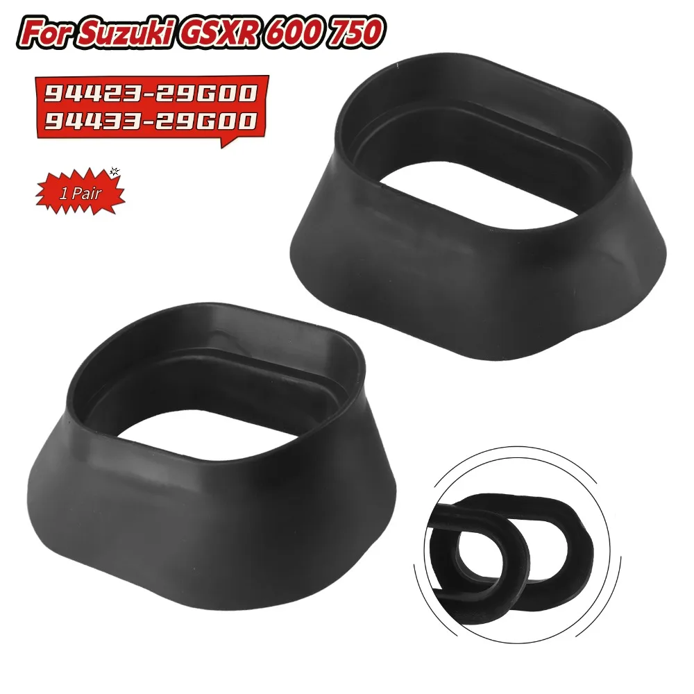 For Suzuki GSXR 600 750 2004-2005 For Ram Air Direct Rubber Intake Boots Auto Parts Repair Replacement Intake Duct Covers