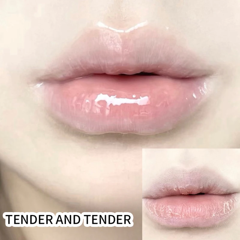 SUSU SKY kit de maquillaje de labios con tarro de miel de melocotón hidratante y nutritivo