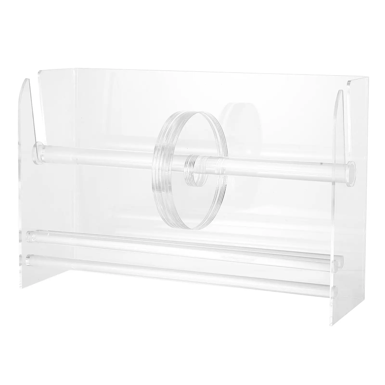 Sticker Dispenser Stand Stickers Beugel Acryl Helder Label Home Desktop Organizer Kantoor