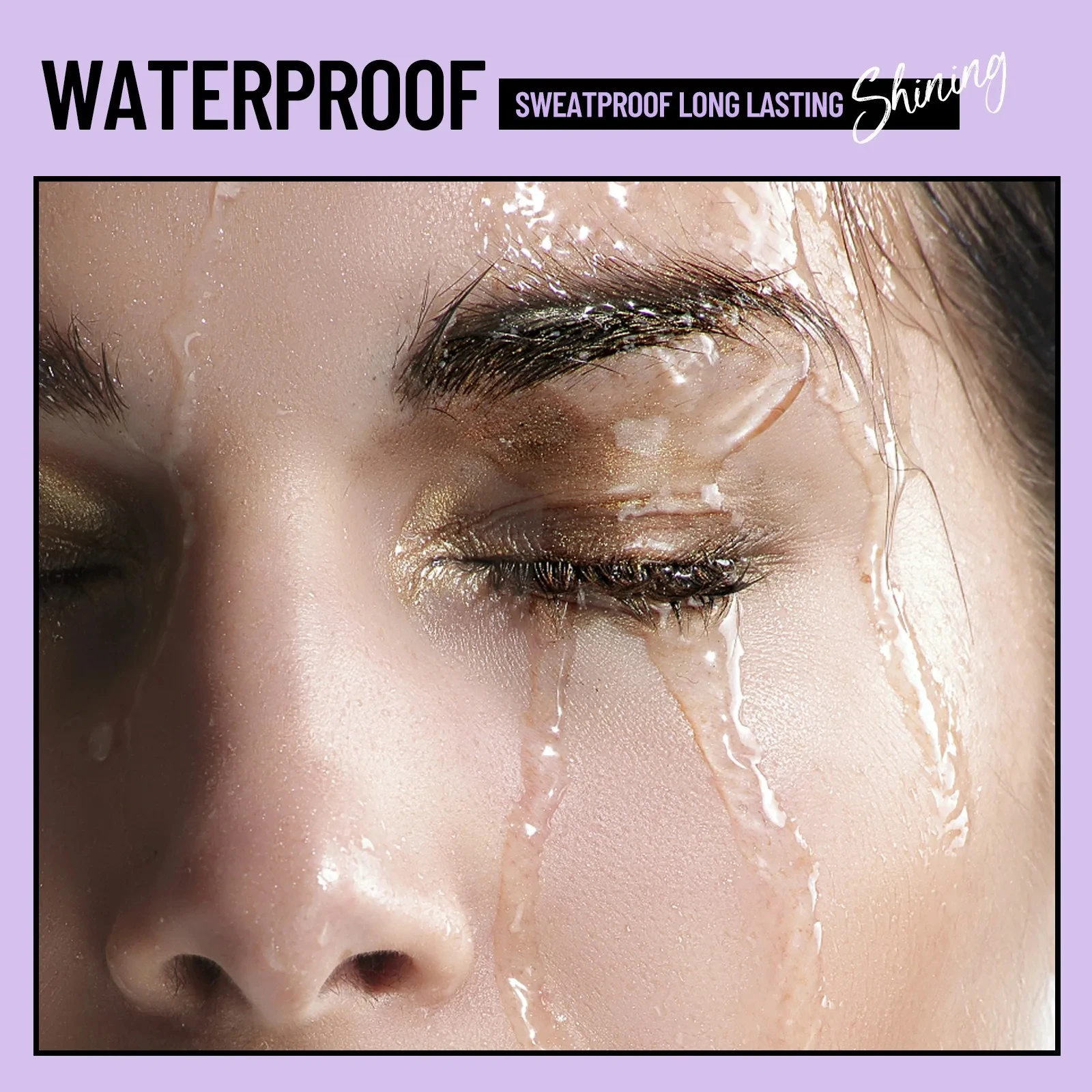 Perłowy płynny cień do powiek Naturalny smoky srebrny połysk brokatowy diamentowy cień do powiek wodoodporny rozświetlacz do makijażu