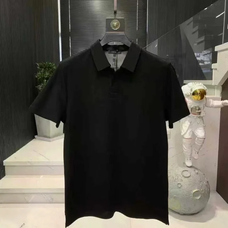 Summer New Style Men's Fashion Casual Short-Sleeved T-Shirt Polo Shirt