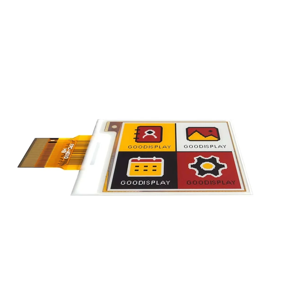 Practical 1.54 Inch 4-Color Multi-Color E-Paper Display, Black, White, Yellow and Red Eink 152x152