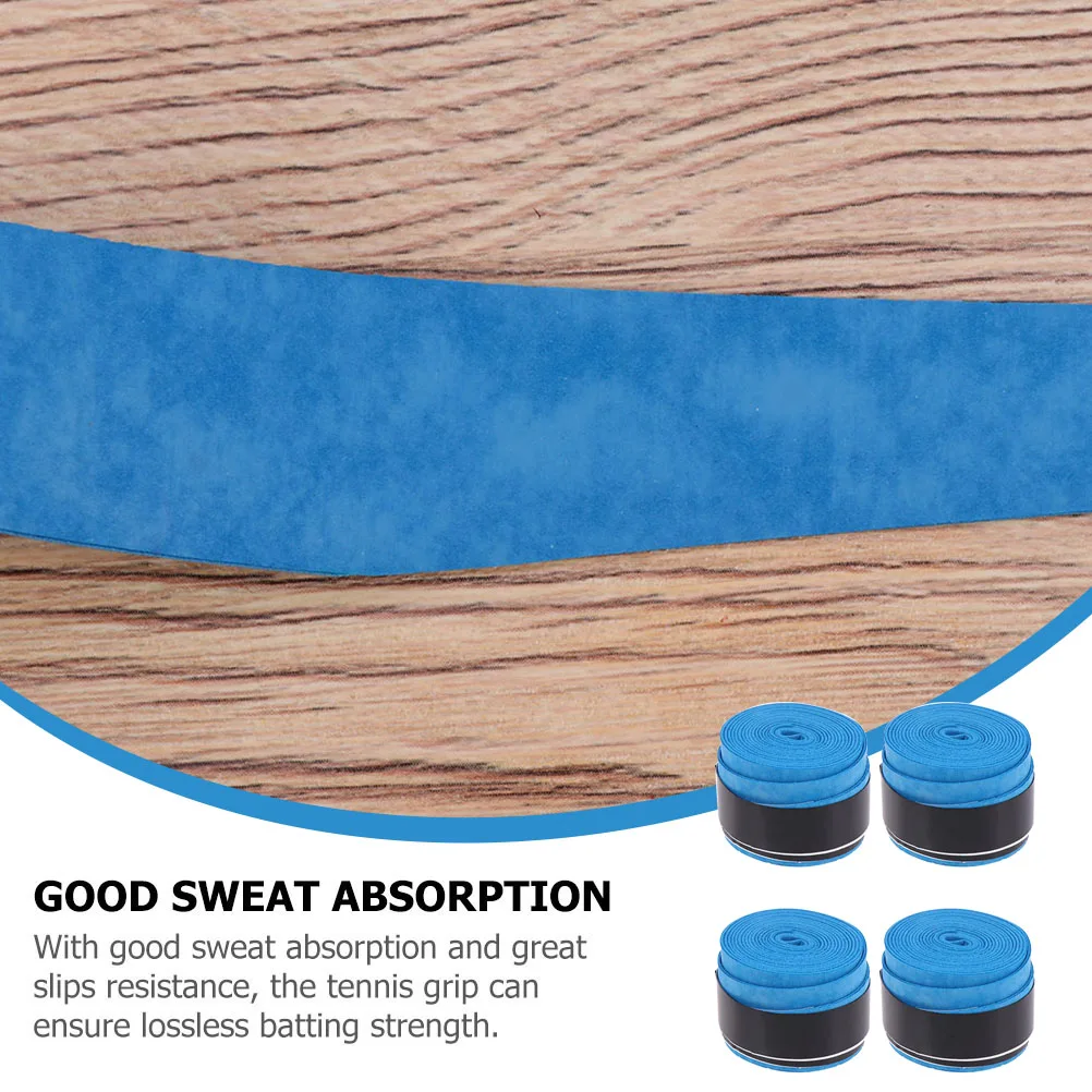 

12Pcs Sweat Absorption Tennis Racket Overgrips Anti-Slip Breathable Grip Tape for Outdoor Sports Accessories Racket Grip Tape