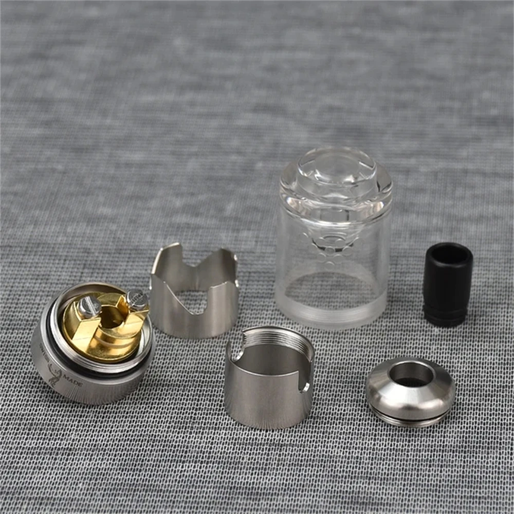 YFTK styl huragan MINI Atomizer RTA pojedyncza cewka SS316L Atomizer Vape parownik RTA Vs YFTK KA V8 Rta wyprzedaż czyszczenie magazynu