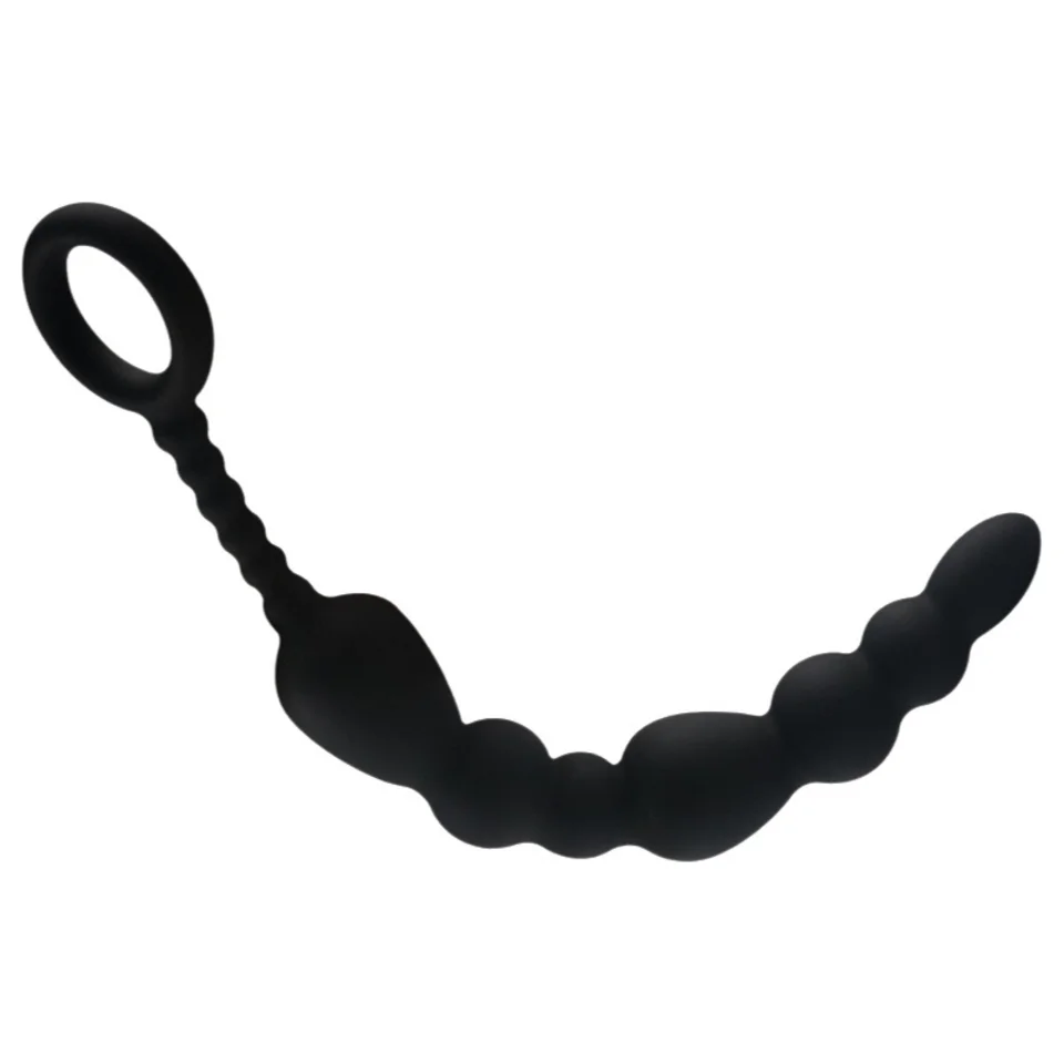 Soft Silicone Anal Beads Anal Plug Anal Balls For Men Prostate Massager Deep Butt Plug For Gay Masturbator Sex Toy For Men Women
