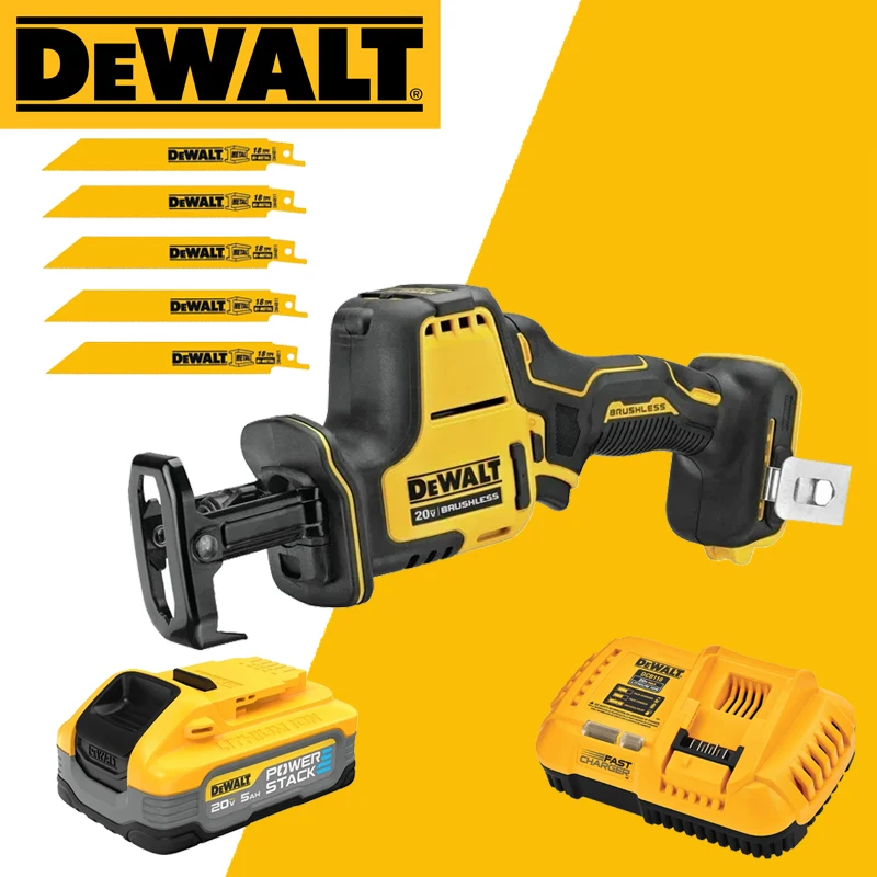 DEWALT DCS369 20V Lithium Brushless Cordless Reciprocating Saw Battery Speed Adjustable Metal Wood Electric Saw Electric Tool