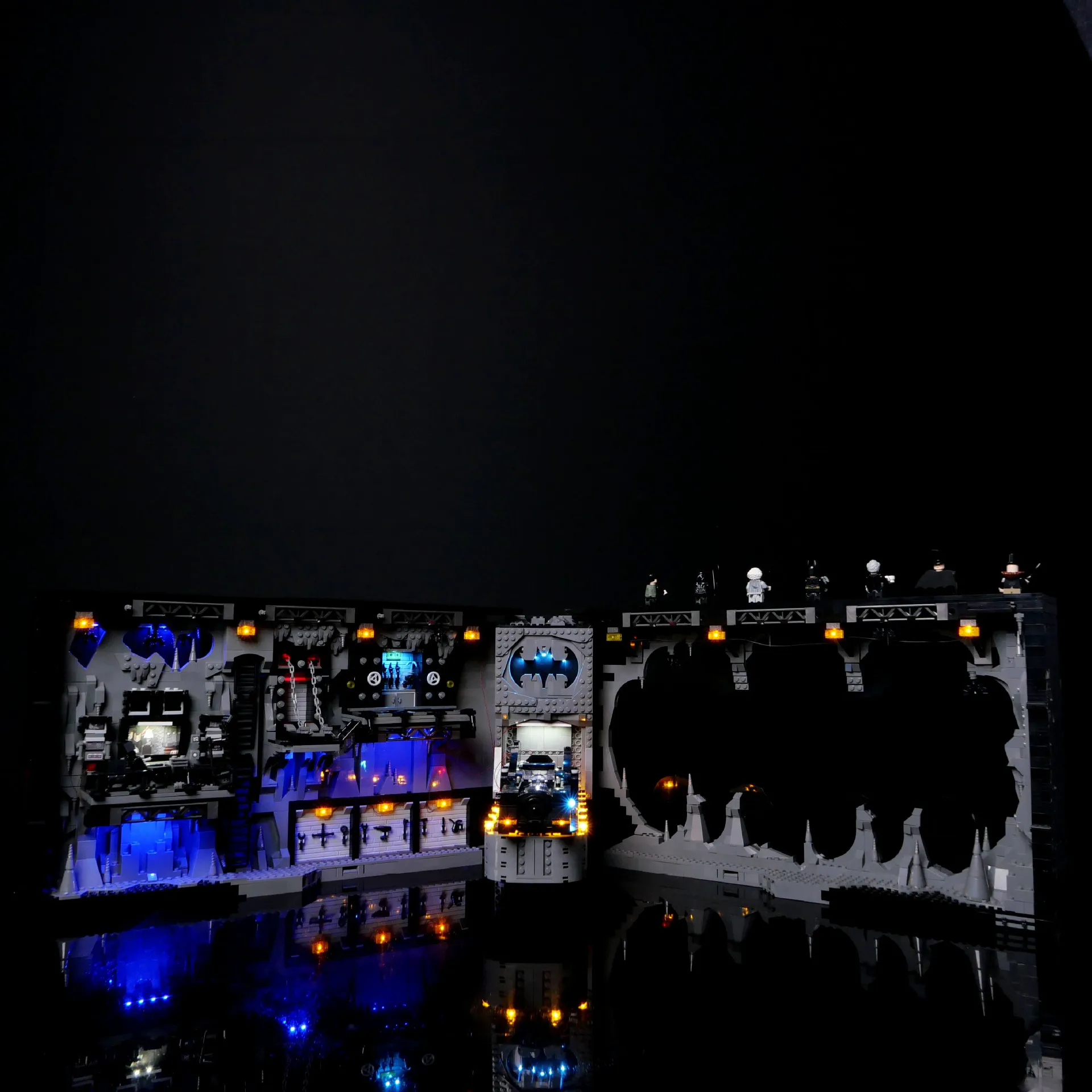 LED-verlichtingsset geschikt voor LEGO Batcave Shadow Box 76252 bouwstenen DIY-lampspeelgoed (exclusief modelstenen)