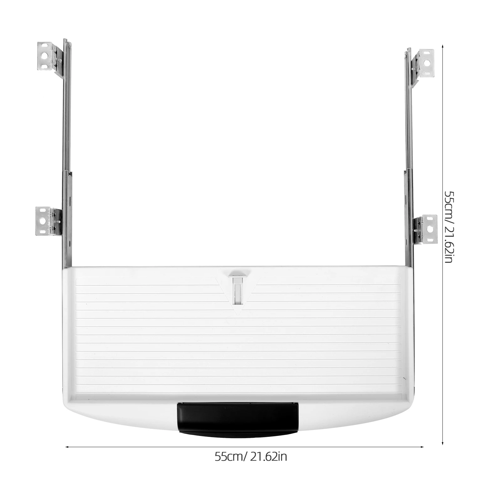 

Sliding Keyboard Tray Dual Layer Quiet Slide Rail Full Extension Drawer Slides Desk ganizer Computer Keyboard Mouse Storage