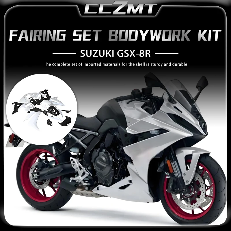 

Motorcycle Shell Panel Cowling Bodywork Body Fender Full Fairing Kit For Suzuki GSX8R GSX-8R GSX 8R 2024 - 2025 Unpainted