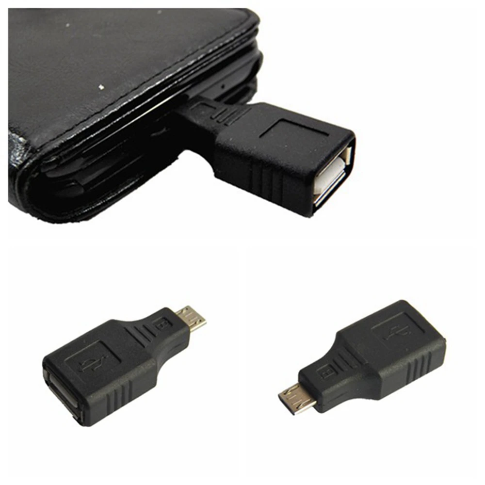 Konverter adaptor OTG, keluaran baru USB 2.0 betina Ke mikro USB B 5 Pin Plug untuk ponsel Universal