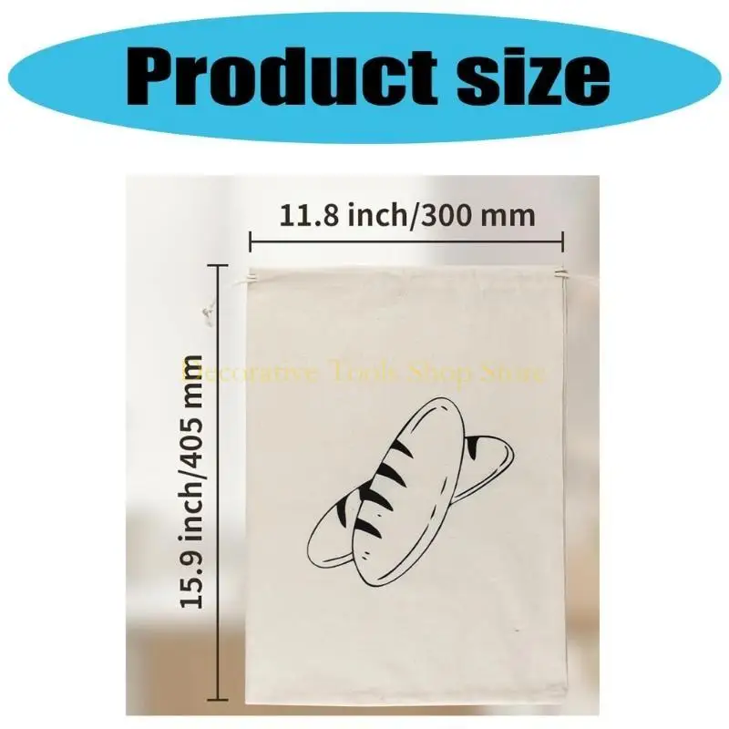 PACK QX2E 3 bolsas lino sin blanquear con cordero para pan, bocadillos y producir