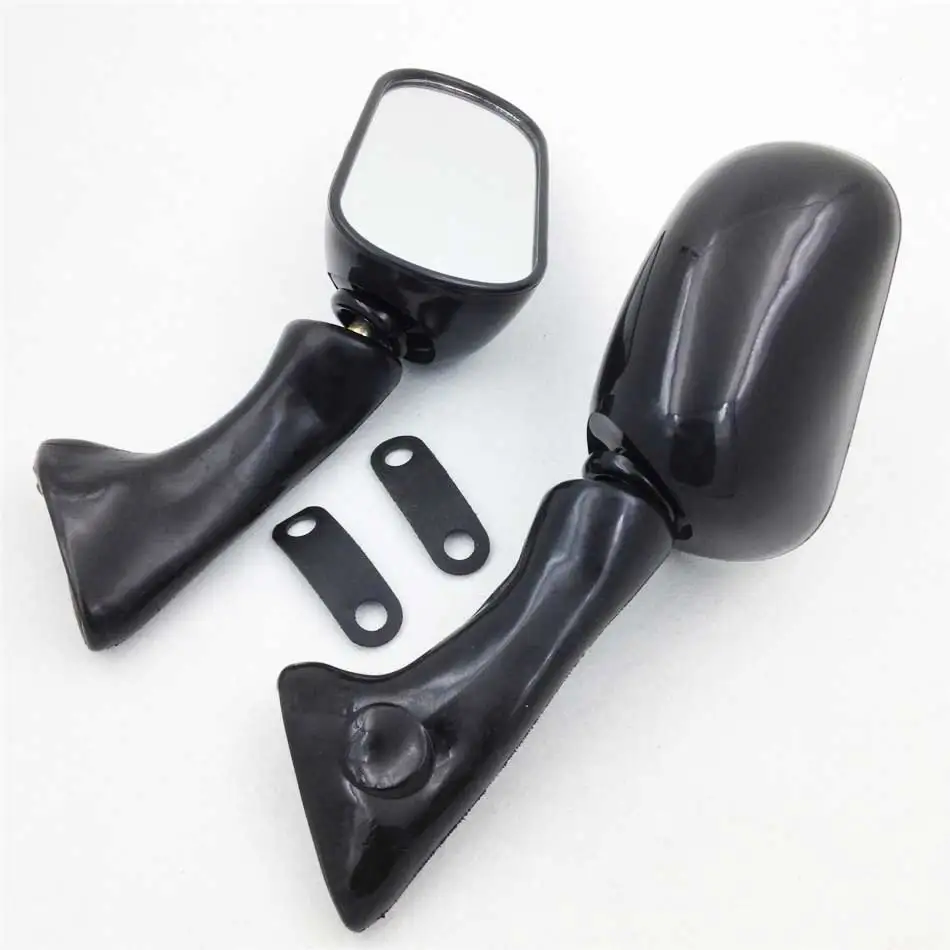 Motorcycle Racing Side Rearview Mirrors For Honda CBR600 F2 F3 CBR900RR Fireblade CBR1000F VFR750F VFR800F Black