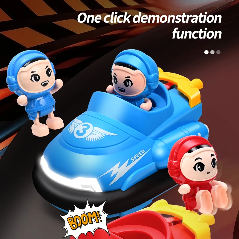 Two-pack parent-child remote control bumper car toy boys and girls birthday gift double battle running karting trolley