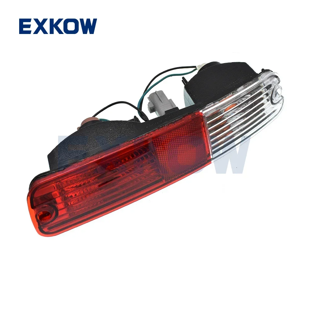 2PCS Tail Rear Bumper Lamp Light for Mitsubishi Pajero Montero V73 V75 V77 V78 2003 MN133775 MN133776