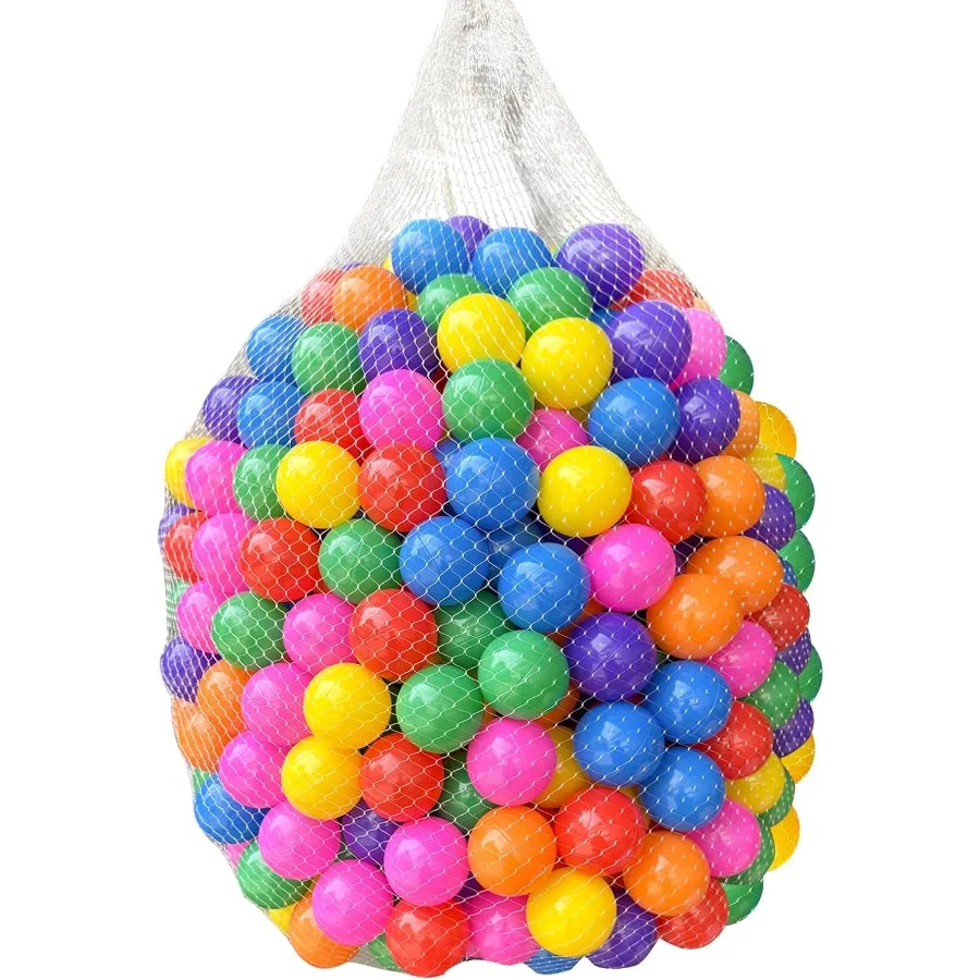 Ball Pit Balls 200 bolas de plástico para juego de bolas, parque infantil, bolas de casa de rebote a prueba de aplastamiento, pelota de piscina de plástico para niños pequeños