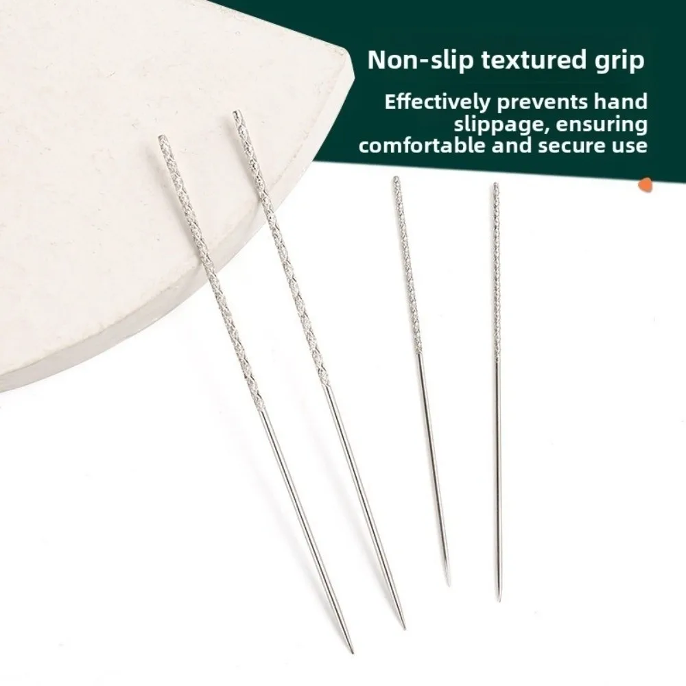 15PCS/Boxed Knurled Needle Lightweight Hand-knitting Tool Repair Sewing Needle Multifunctional Snag Repair Needle