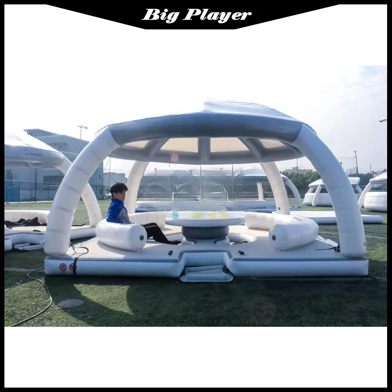 Joyful Fun IFunage Inflatable Platform Tent Boat Floating Island Party Island Inflatable