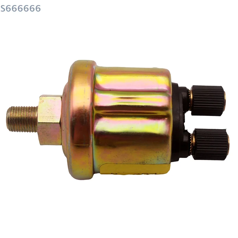 범용 자동차 1/8 NPT 교체 엔진 듀얼 엔드 디자인 오일 압력 센서 애프터 마켓 게이지 자동차 액세서리