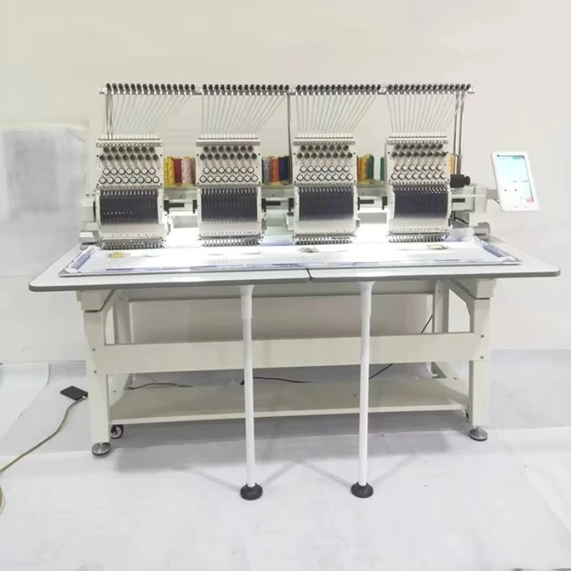 High Speed Commercial Industrial Cap t Shirt Flat Fabric Computer Multi Head Embroidery Machine 15