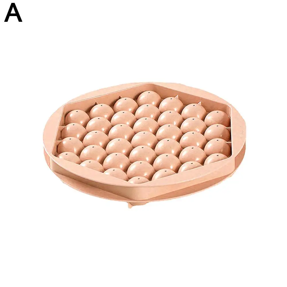 3D Round Tray Plastic Ice Mold Refrigerator Spherical DIY Ice Kitchen Moulds Ball Maker Tools N1E7