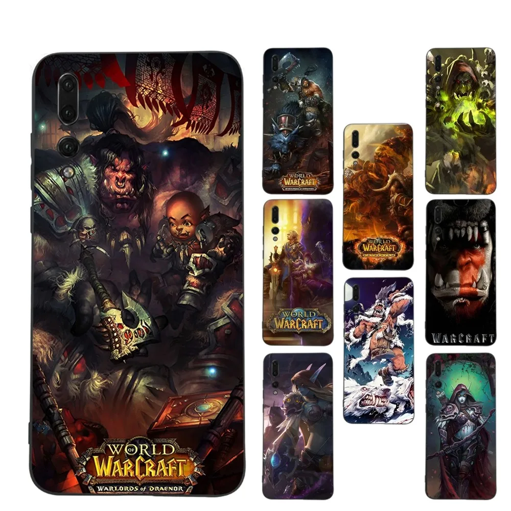 Warcrafts of World W-WOW Game Phone Case For Huawei P 8 9 10 20 30 40 50 Pro Lite Psmart Honor 10 lite 70 Mate 20lite