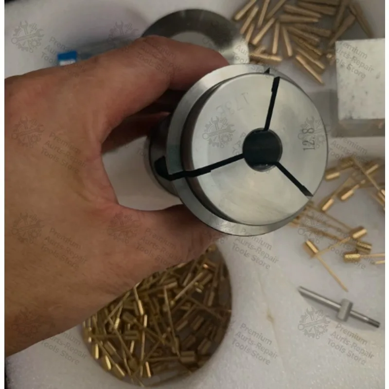 1pc CNC Lathe Forward Push Out Spring Collet173EChuck E173 DIN6343 F48 B42 Dead Length Clamping Chuck Round/Square/Hexagon Hole